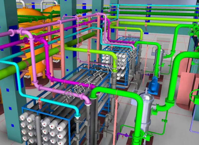 純水系統(tǒng)反滲透設(shè)備設(shè)計(jì)圖