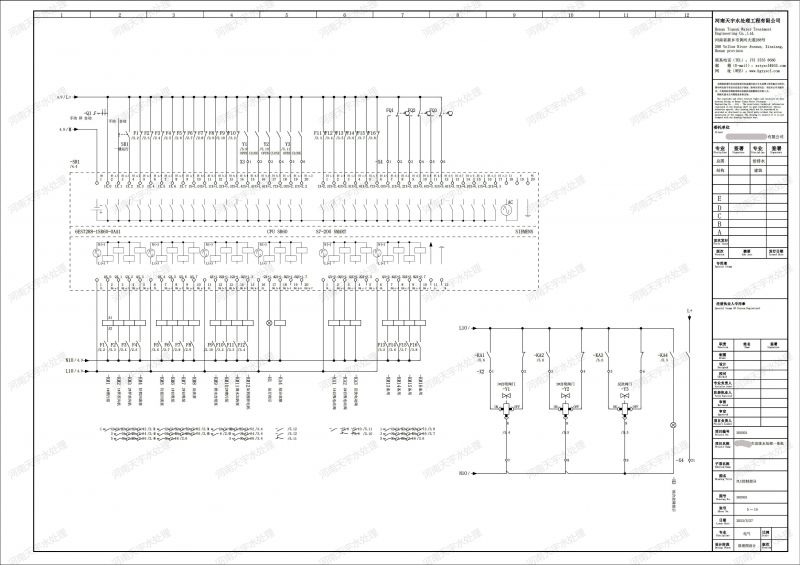 生活廢水處理一體機-- (PLC控制部分)